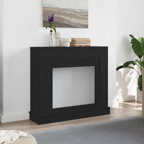 Okvir za kamin crni hrast 100x30x87,5 cm inženjerski drvo - Crni hrast Crni hrast Cijena
