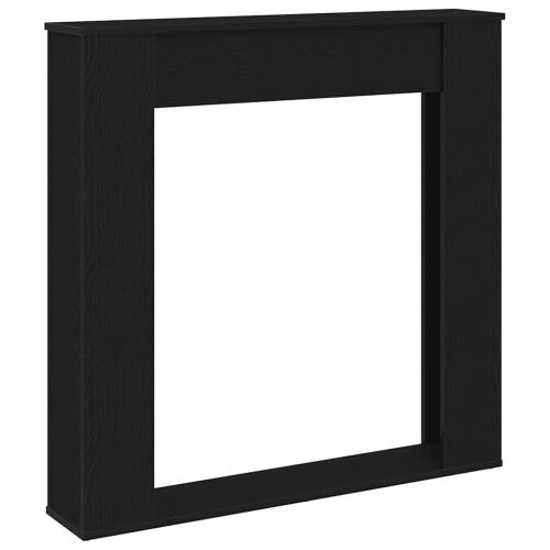Okvir za kamin crni hrast 100x20x100 cm inženjerski drvo - Crni hrast Crni hrast Cijena