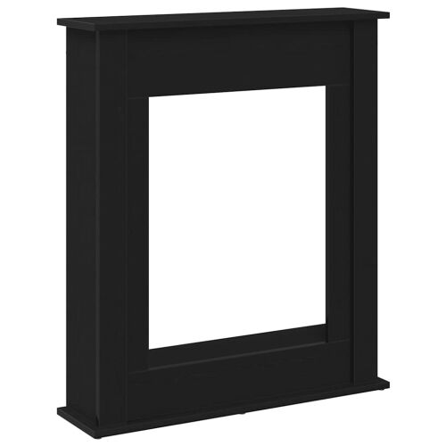 Okvir za kamin crni hrast 75x20x87,5 cm inženjerski drvo - Crni hrast Crni hrast Cijena