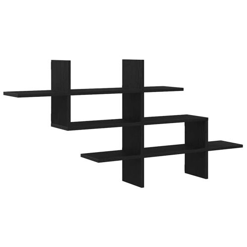 Zidna polica crni hrast 124,5x18x60,5 cm inženjerski drvo - Crni hrast 1 1 Crni hrast Cijena