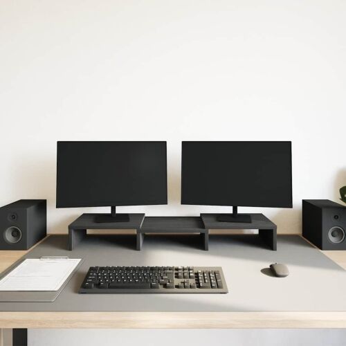 Podesivi stalak za monitor crni hrast 60x24x10,5 cm inženjerski drvo - Crni hrast 60 x 24 x 10.5 cm Crni hrast 60 x 24 x 10.5 cm Cijena