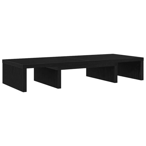 Podesivi stalak za monitor crni hrast 60x24x10,5 cm inženjerski drvo - Crni hrast 60 x 24 x 10.5 cm Crni hrast 60 x 24 x 10.5 cm Cijena