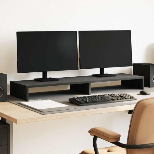 Stalak za monitor Crni hrast 100x27x10 cm Konstruirano drvo - Crni hrast 100 x 27 x 10 cm Crni hrast 100 x 27 x 10 cm Cijena