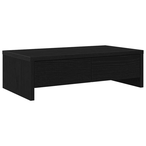 Stalak za monitor s ladicama Crni hrast 50x27x15 cm Konstruirano drvo - Crni hrast 50 x 27 x 15 cm Crni hrast 50 x 27 x 15 cm Cijena