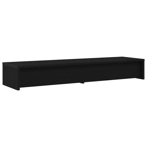 Stalak za monitor s ladicama Crni hrast 100x27x15 cm Konstruirano drvo - Crni hrast 100 x 27 x 15 cm Cijena