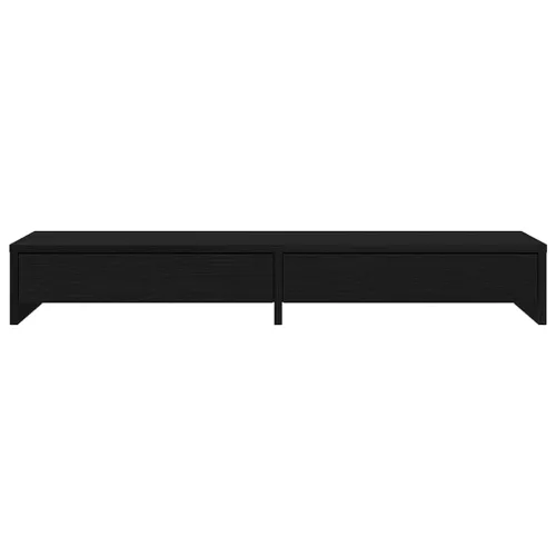 Stalak za monitor s ladicama Crni hrast 100x27x15 cm Konstruirano drvo - Crni hrast 100 x 27 x 15 cm Cijena