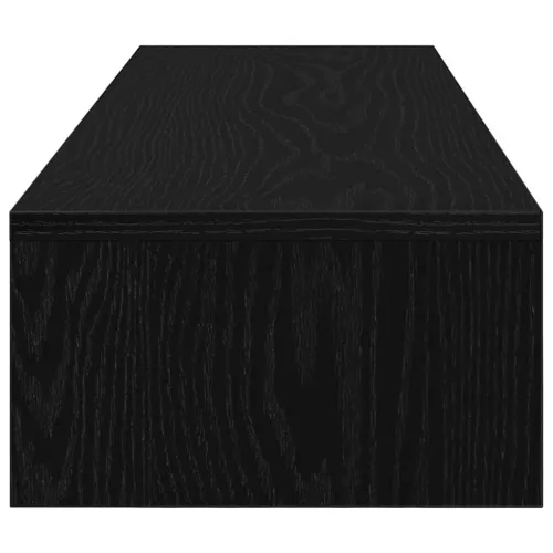 Stalak za monitor s ladicama Crni hrast 100x27x15 cm Konstruirano drvo - Crni hrast 100 x 27 x 15 cm Cijena