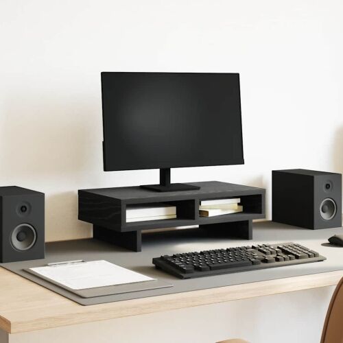 Stalak za monitor Crni hrast 50x27x15 cm Konstruirano drvo - Crni hrast 50 x 27 x 15 cm Crni hrast 50 x 27 x 15 cm Cijena