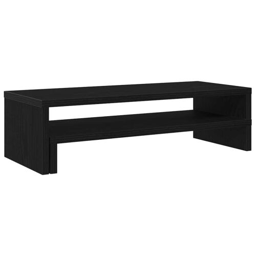 Stalak za monitor Crni hrast 54x22x15 cm Konstruirano drvo - Crni hrast Crni hrast Cijena