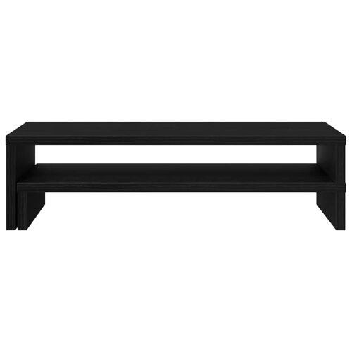 Stalak za monitor Crni hrast 54x22x15 cm Konstruirano drvo - Crni hrast Crni hrast Cijena