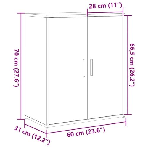 Komoda Staro drvo 60x31x70 cm Konstruirano drvo - Staro drvo 1 Staro drvo Cijena