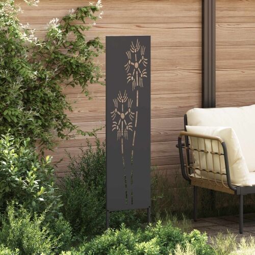 Privatnost u vrtu Crna 32 x 140 cm Hladno valjana čelična - Crna Šesterokut 32 x 140 cm Cijena