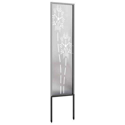 Privatnost u vrtu Srebrno 32 x 140 cm Nehrđajući čelik - Nehrđajući čelik Šesterokut 32 x 140 cm Cijena