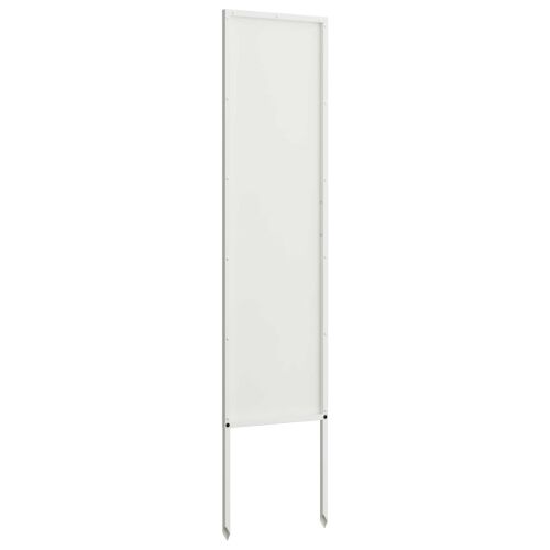 Privatnost u vrtu Bijelo 32 x 140 cm Hladno valjana čelična - Bijela Jednostavno 32 x 140 cm Cijena