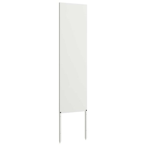 Privatnost u vrtu Bijelo 32 x 140 cm Hladno valjana čelična - Bijela Jednostavno 32 x 140 cm Cijena