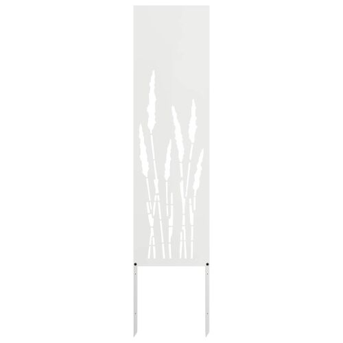 Privatnost u vrtu Bijelo 32 x 140 cm Hladno valjana čelična - Bijela Trava 32 x 140 cm Cijena