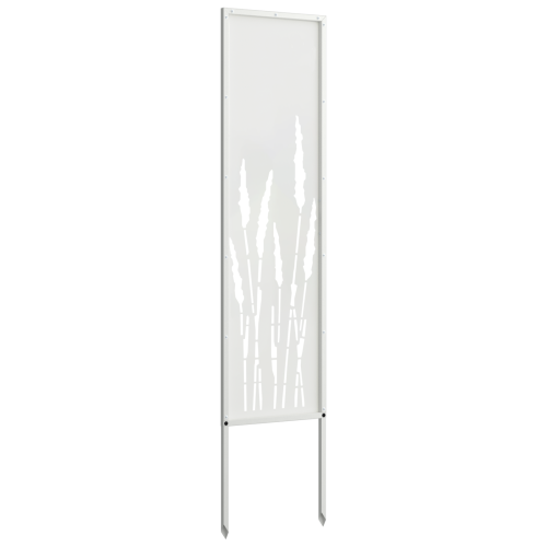 Privatnost u vrtu Bijelo 32 x 140 cm Hladno valjana čelična - Bijela Trava 32 x 140 cm Cijena