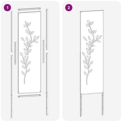 Privatnost u vrtu Antracit 32 x 140 cm Hladno valjana čelična - Antracit List 32 x 140 cm Cijena