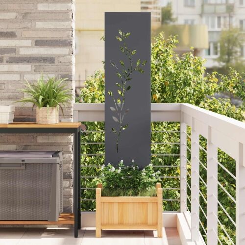 Privatnost u vrtu Antracit 32 x 140 cm Hladno valjana čelična - Antracit List 32 x 140 cm Cijena