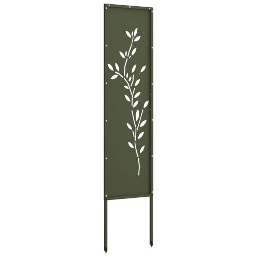 Privatnost u vrtu Cvjetni Maslinovo zelena 32 x 140 cm - Maslinastozelena List 32 x 140 cm Cijena