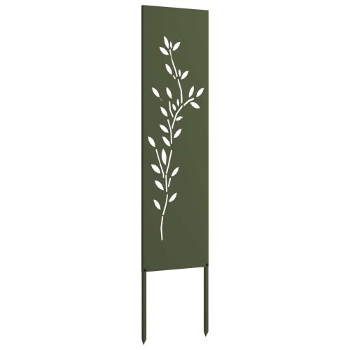 Privatnost u vrtu Cvjetni Maslinovo zelena 32 x 140 cm - Maslinastozelena List 32 x 140 cm Cijena