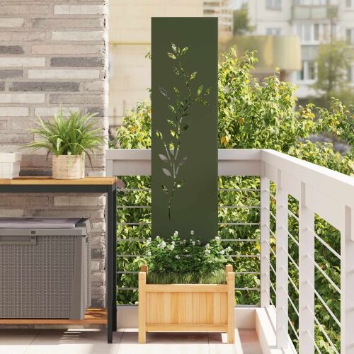 Privatnost u vrtu Cvjetni Maslinovo zelena 32 x 140 cm - Maslinastozelena List 32 x 140 cm Cijena