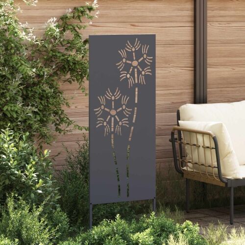 Privatnost u vrtu Antracit 50 x 140 cm Hladno valjana čelična - Antracit Šesterokut 50 x 140 cm Cijena
