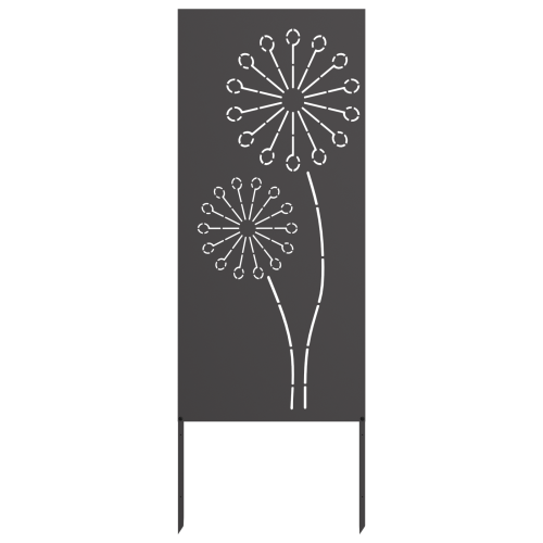 Privatnost u vrtu Crna 50 x 140 cm Hladno valjana čelična - Crna Okruglo 50 x 140 cm Cijena