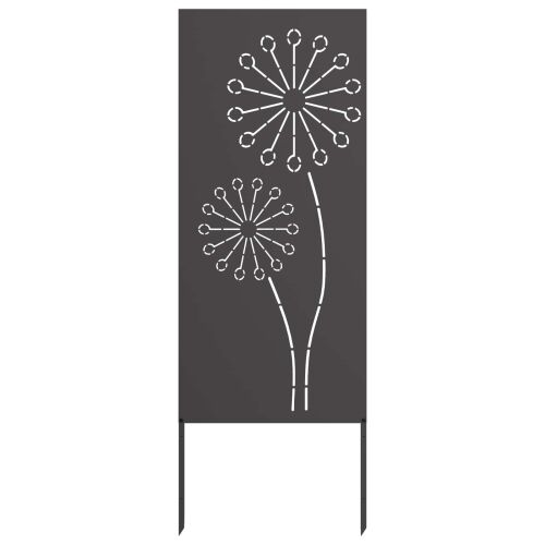 Privatnost u vrtu Crna 50 x 140 cm Hladno valjana čelična - Crna Okruglo 50 x 140 cm Cijena
