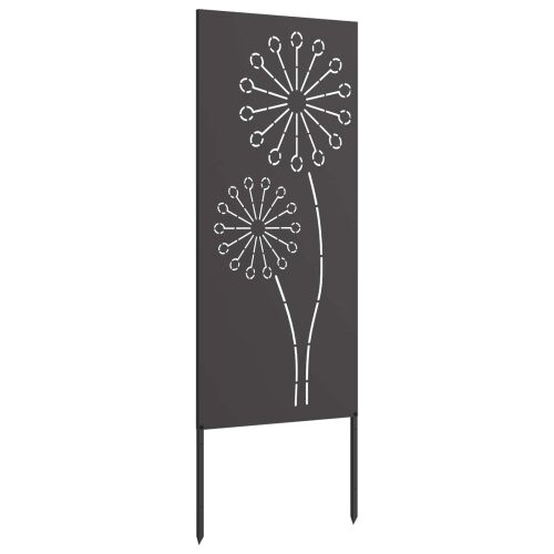 Privatnost u vrtu Crna 50 x 140 cm Hladno valjana čelična - Crna Okruglo 50 x 140 cm Cijena