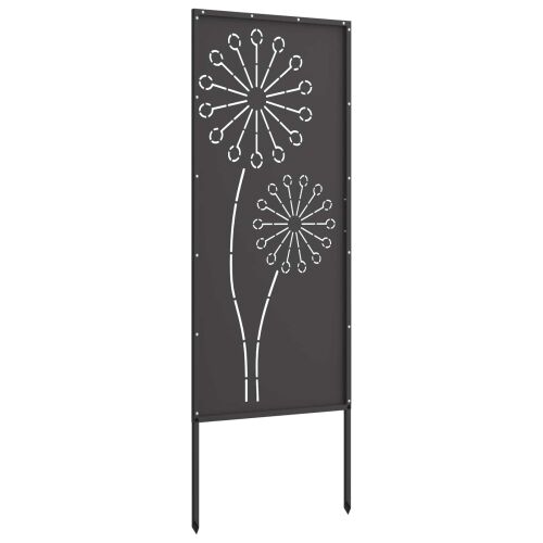 Privatnost u vrtu Crna 50 x 140 cm Hladno valjana čelična - Crna Okruglo 50 x 140 cm Cijena