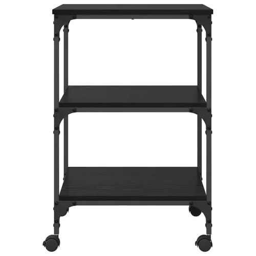 Držač za printer Crni hrast 50 x 41 x 75 cm Konstruirano drvo - Crni hrast Cijena