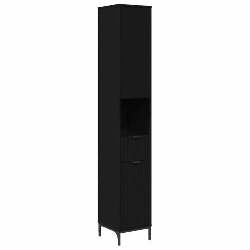 Kupaonski ormar Crna 31,5 x 33 x 190 cm - Crna Cijena