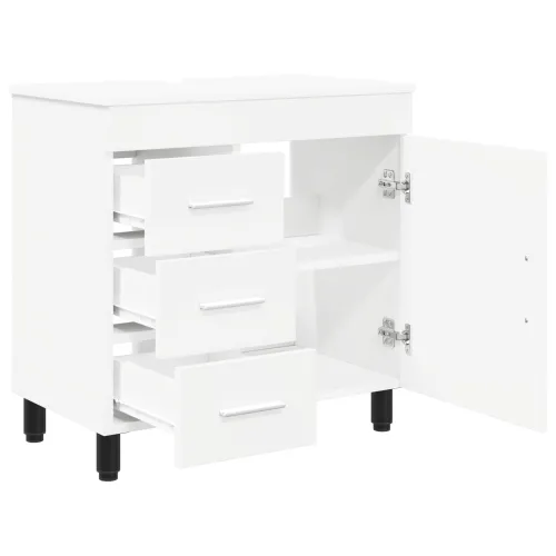 Toaletna jedinica Bijela 60 x 35 x 60 cm Konstruirano drvo - Bijela Cijena