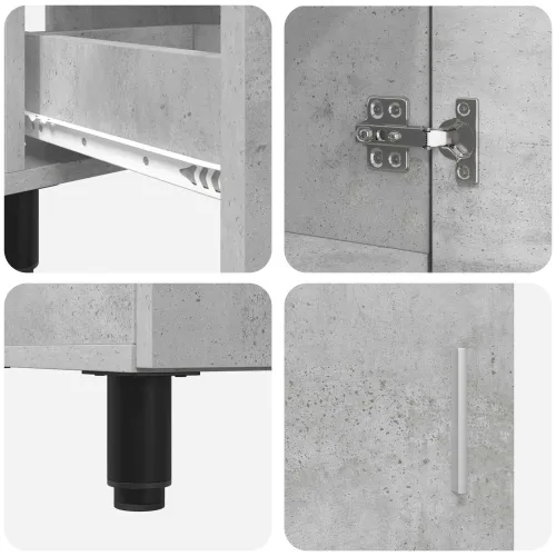 Toaletna jedinica Betonska siva 60 x 35 x 60 cm - Betonska siva Cijena