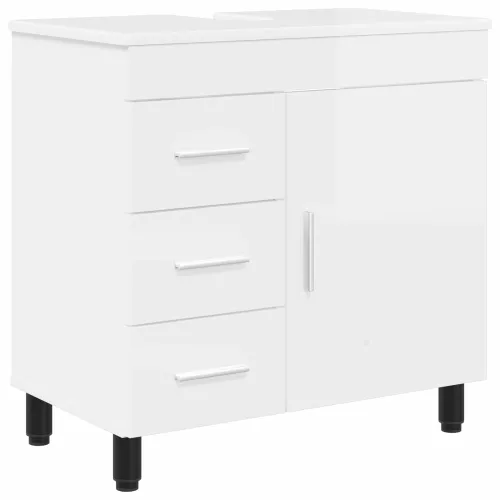 Toaletna jedinica Bijela visokog sjaja 60 x 35 x 60 cm - Bijela visokog sjaja Cijena