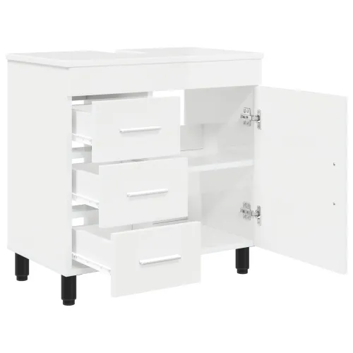 Toaletna jedinica Bijela visokog sjaja 60 x 35 x 60 cm - Bijela visokog sjaja Cijena