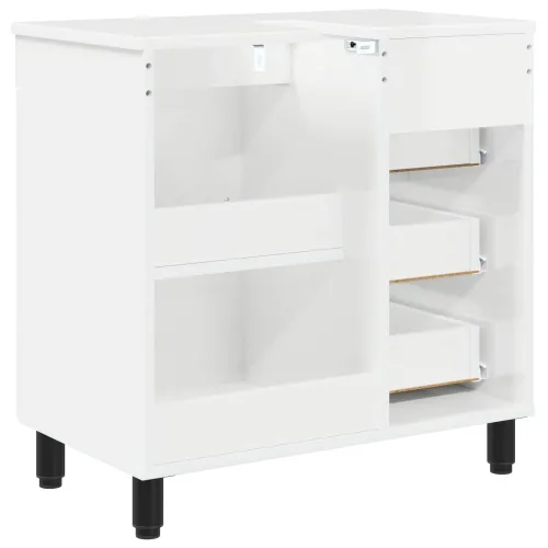 Toaletna jedinica Bijela visokog sjaja 60 x 35 x 60 cm - Bijela visokog sjaja Cijena