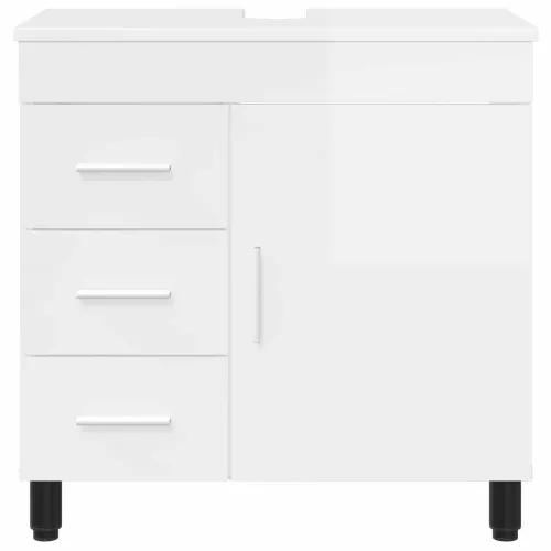 Toaletna jedinica Bijela visokog sjaja 60 x 35 x 60 cm - Bijela visokog sjaja Cijena