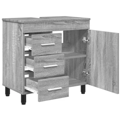 Toaletna jedinica Siva Sonoma 60 x 35 x 60 cm Konstruirano drvo - Siva Sonoma Cijena