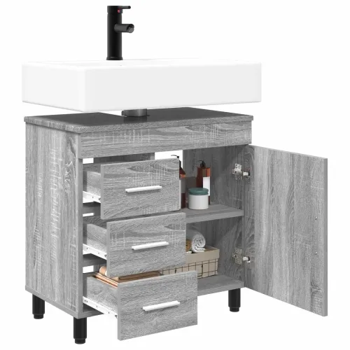 Toaletna jedinica Siva Sonoma 60 x 35 x 60 cm Konstruirano drvo - Siva Sonoma Cijena