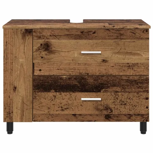 Toaletna jedinica Staro drvo 80 x 35 x 60 cm Konstruirano drvo - Staro drvo Cijena