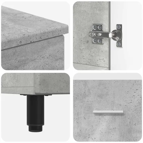 Toaletna jedinica Betonska siva 60 x 35 x 60 cm - Betonska siva Cijena