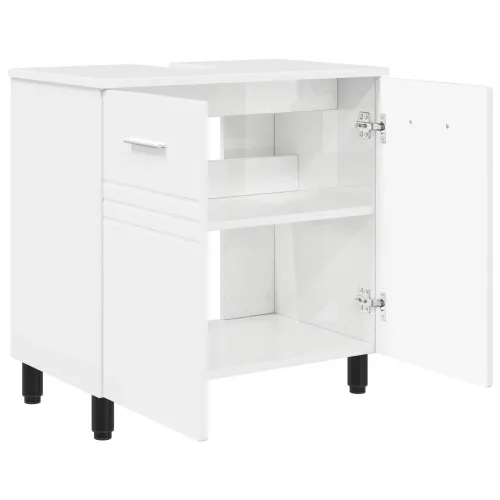Toaletna jedinica Bijela visokog sjaja 60 x 35 x 60 cm - Bijela visokog sjaja Cijena