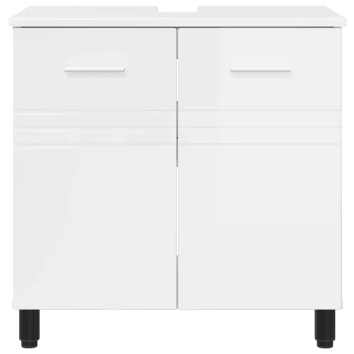 Toaletna jedinica Bijela visokog sjaja 60 x 35 x 60 cm - Bijela visokog sjaja Cijena