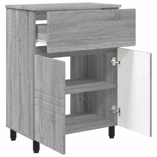 Toaletna jedinica Siva Sonoma 60 x 35 x 80 cm Konstruirano drvo - Siva Sonoma Cijena