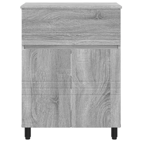 Toaletna jedinica Siva Sonoma 60 x 35 x 80 cm Konstruirano drvo - Siva Sonoma Cijena