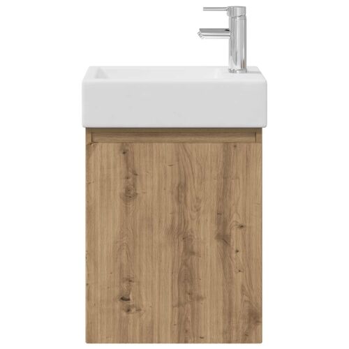 Jedinstveni ormar za kupaonicu s Lavabo - Umivaonikom Hrast artisan - Hrast artisan s desnom slavinom Cijena