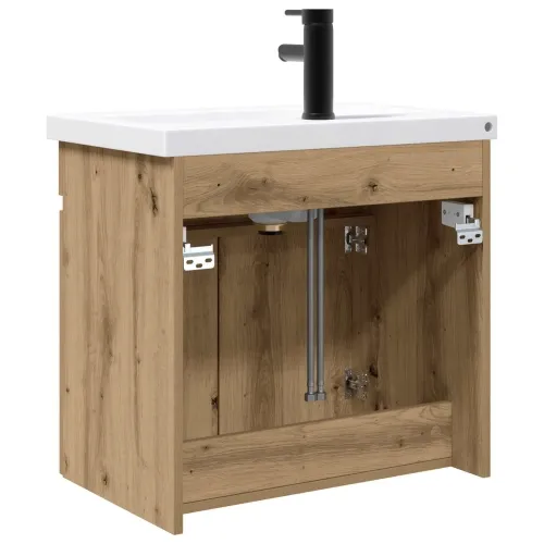 Jedinstveni ormar za kupaonicu s Lavabo - Umivaonikom Hrast artisan - Hrast artisan Cijena