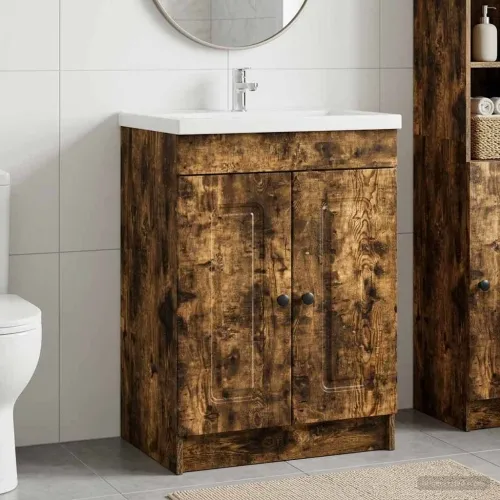 Ormarić ispod Lavabo - Umivaonika Dimljeni hrast 56 x 37,5 x 81 cm - Dimljeni hrast 56 x 37,5 x 81 cm Cijena
